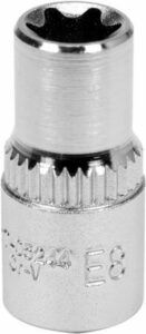Nástavec TORX 1/4 – 6.3 mm DIN 2124 E8