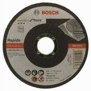 Rovný rezný kotúč na nehrdzavejúcu oceľ Bosch Standard for Inox - Rapido