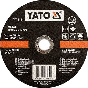 Yato Kotúč na kov 180 × 22