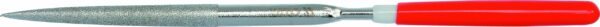 Ihlový pilník diamantový polkruhový 3 x140 mm