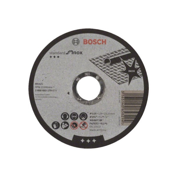 Kotúč korundový Bosch Standard for Inox 115×22