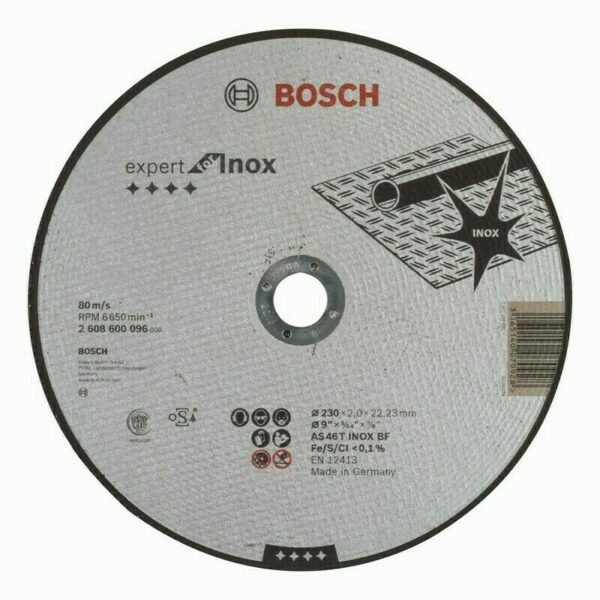 Rovný rezný kotúč na nehrdzavejúcu oceľ Bosch Expert for Inox