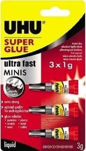 UHU Super Glue Minis 3×