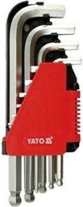 YATO Súprava kľúčov imbus s guličkou