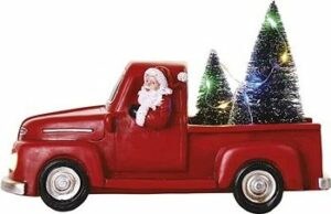 EMOS LED dekorace – Santa v autě s vánočními