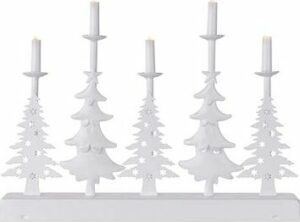 EMOS LED svietnik – vianočné stromy so sviečkami